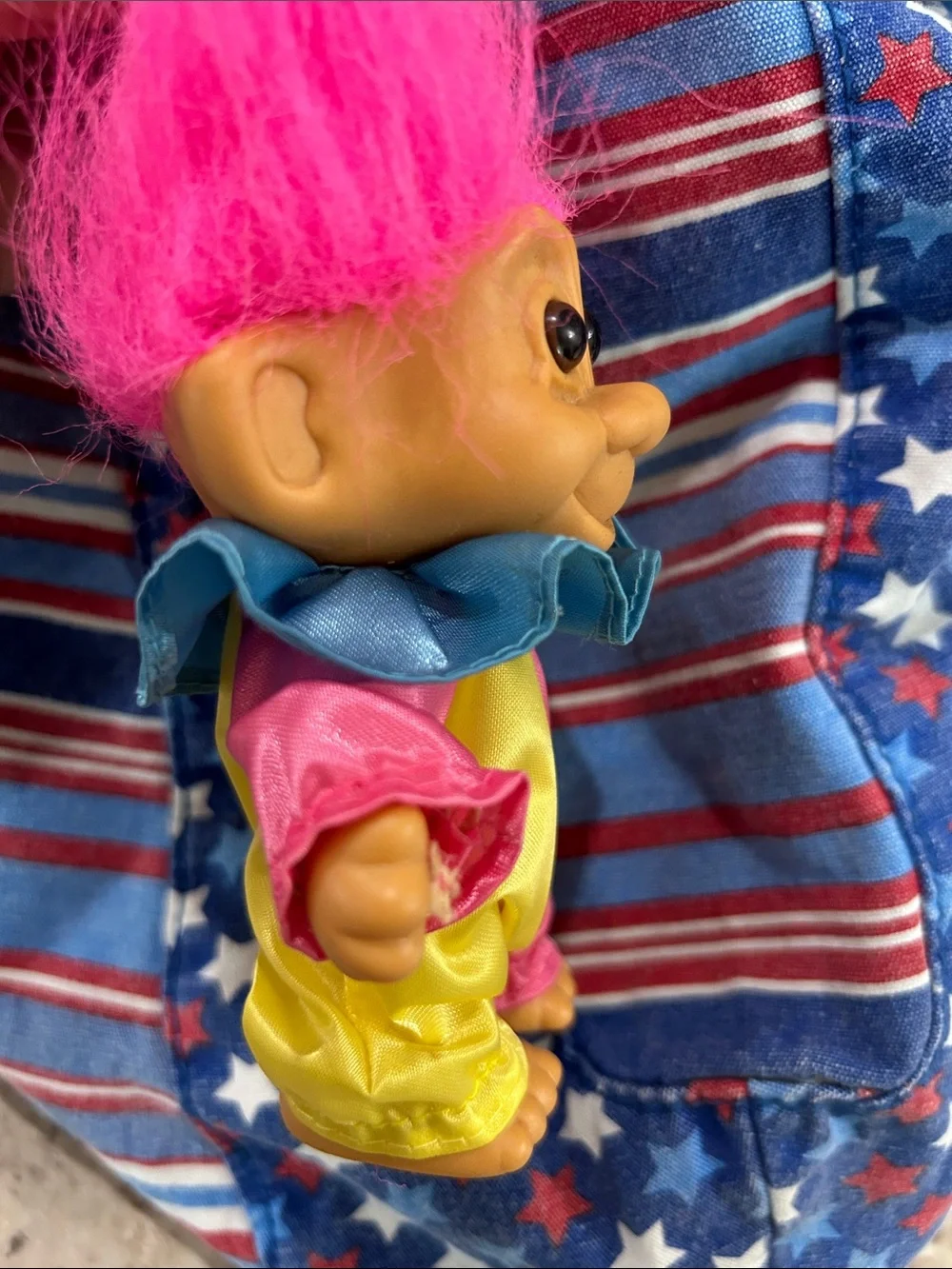 Vintage Pink-Haired Troll Doll Toy 1980s Fun Childhood Memories Nostalgic